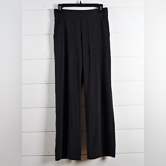 Athleta Chelsea Wide Leg Pants Black 2 - Picture 13 of 14